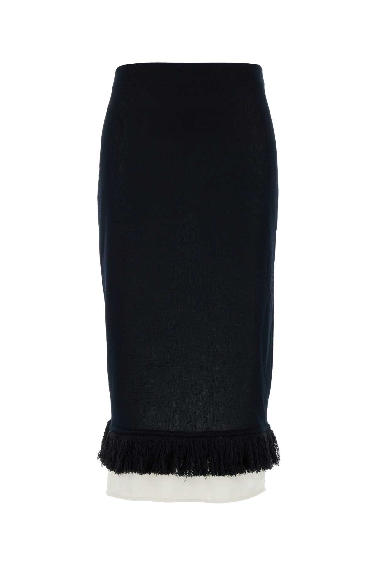 [Bottega Veneta] Long skirt FW26 873893V6NA0 4073