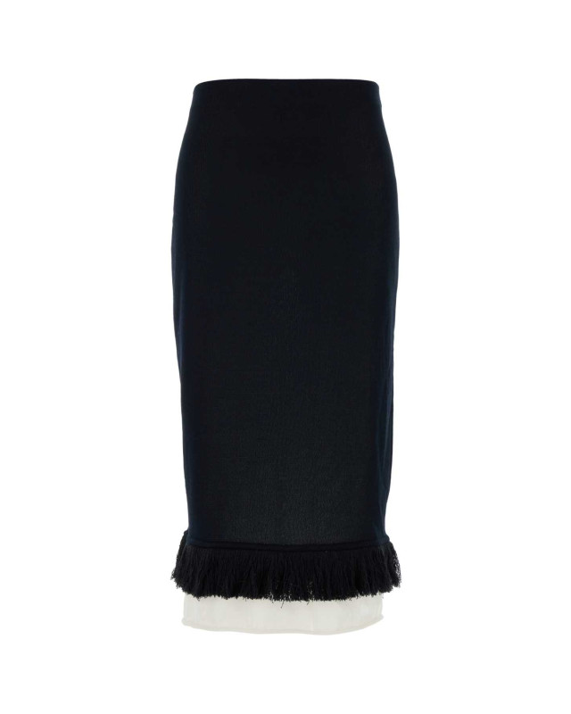 [Bottega Veneta] Long skirt FW26 873893V6NA0 4073