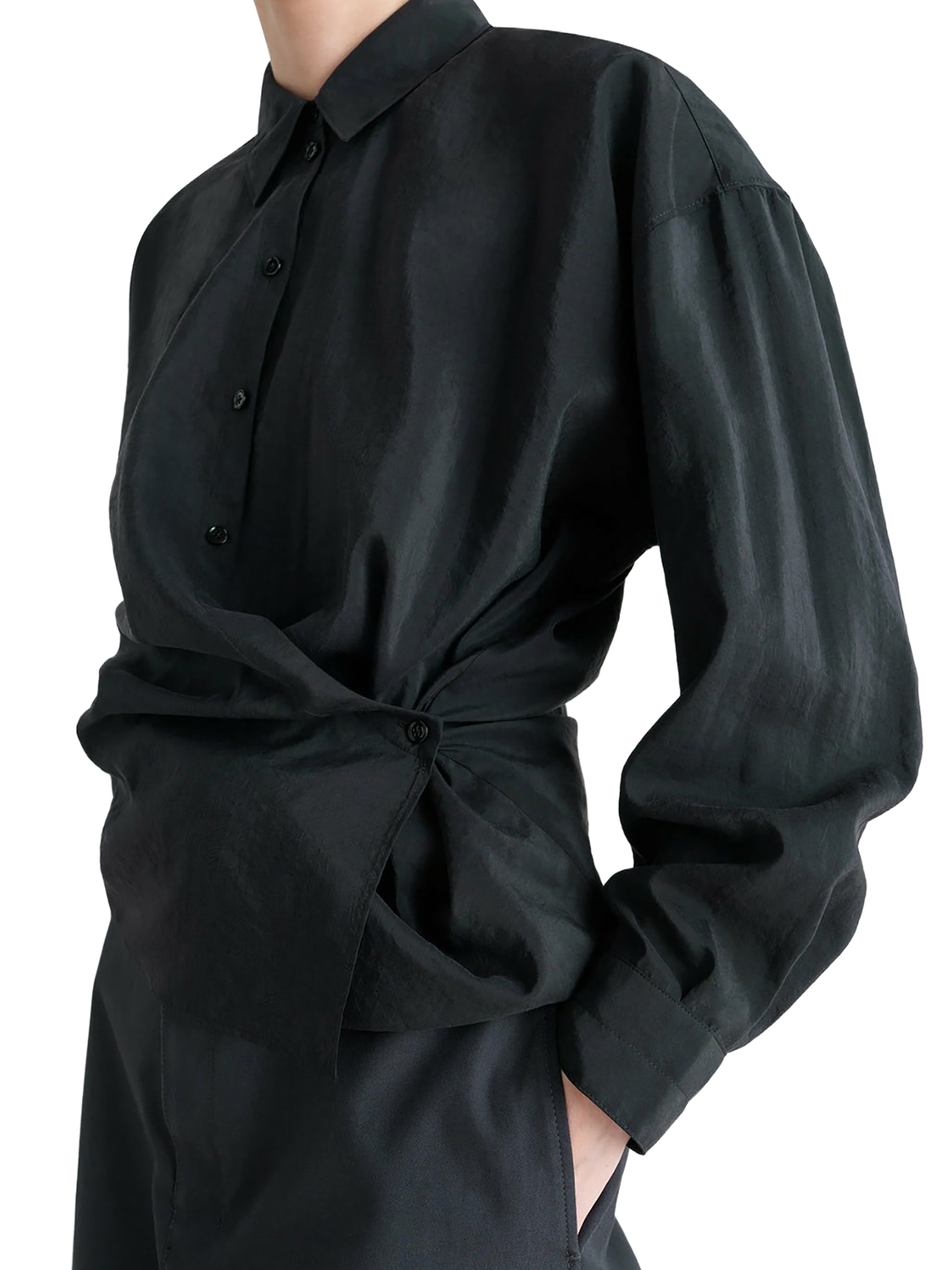 [LEMAIRE] Shirts Long Sleeve FW26 SH1141LF1308BK999 BLACK