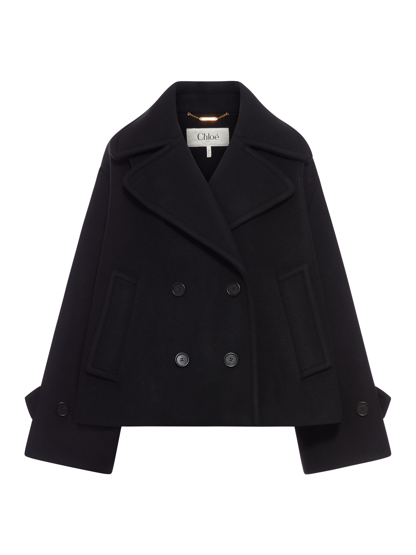 [Chloe] Coat FW26 CH25AMA96952001 BLACK