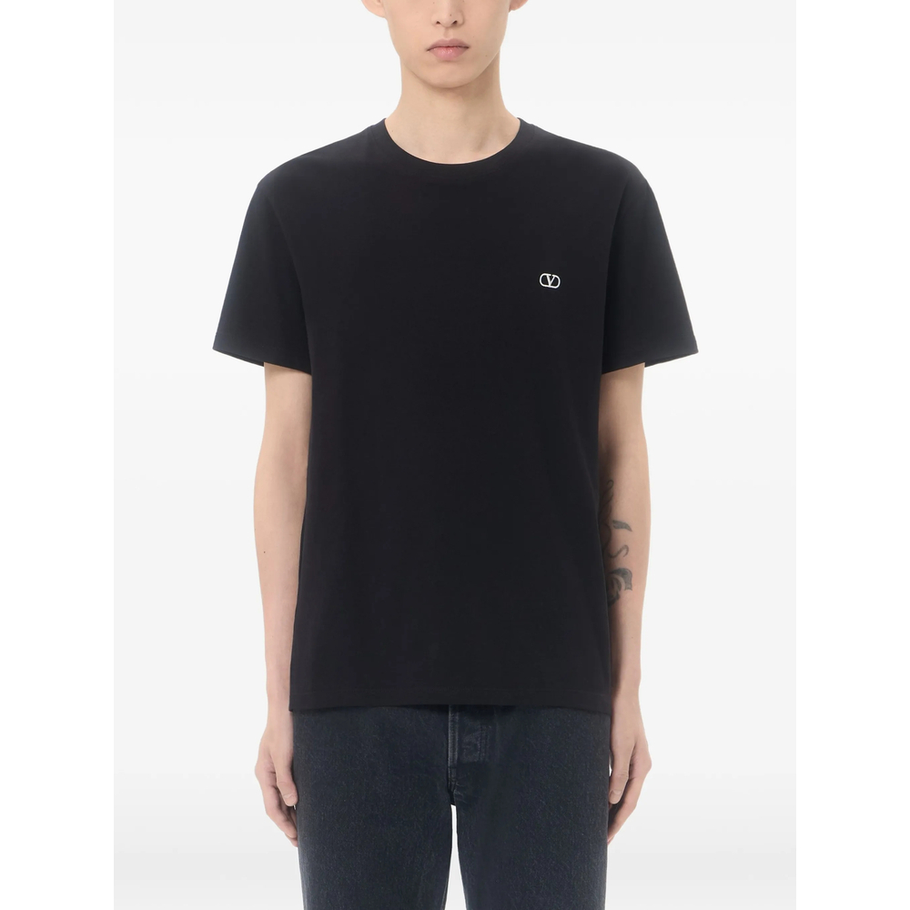 [Valentino] T-shirts Short Sleeve FW26 9V3MG10VBMM  0NO