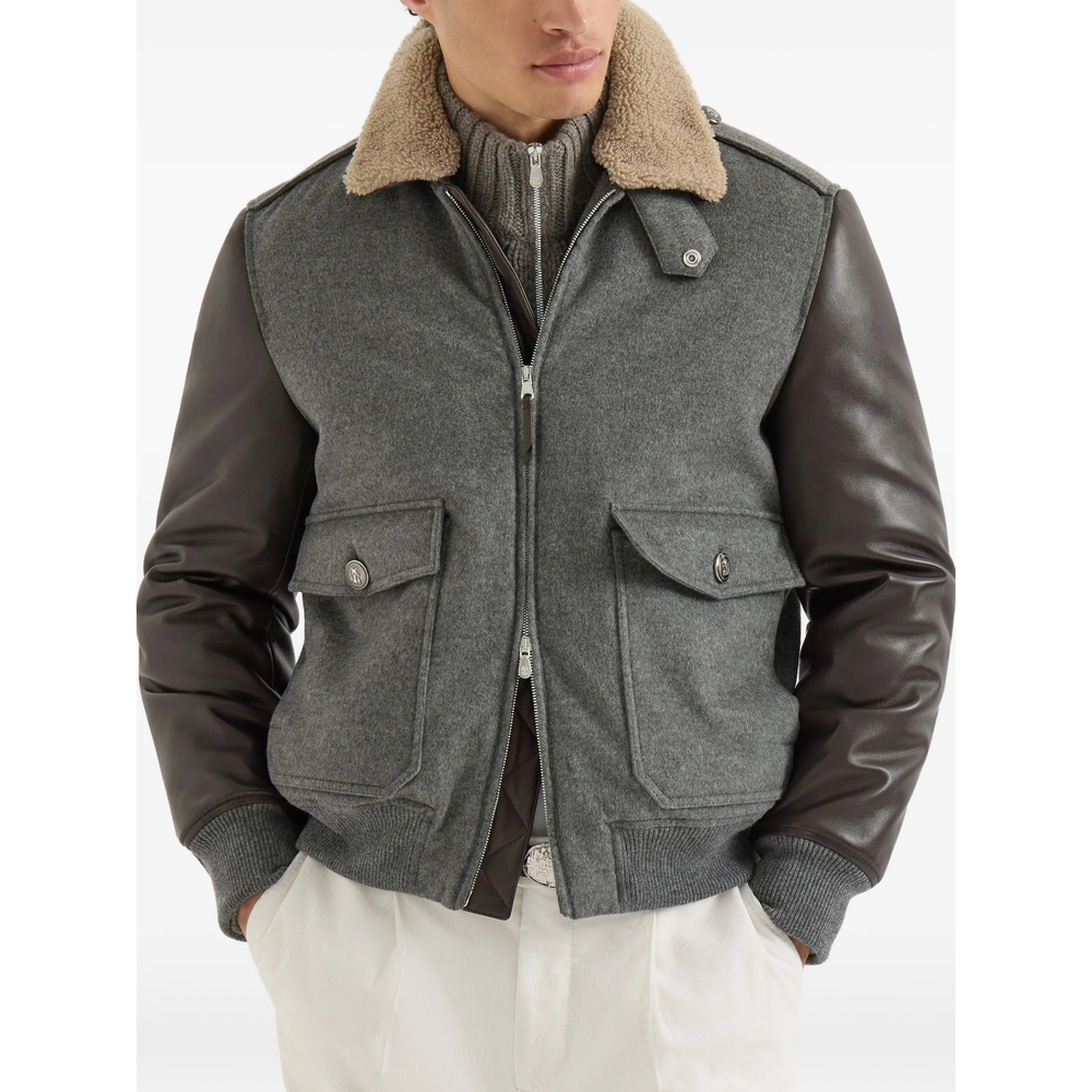 [Brunello Cucinelli] Bomber Jacket FW26 MM4006004  C4601