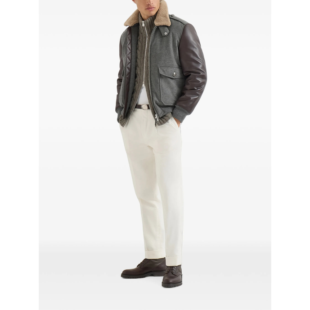 [Brunello Cucinelli] Bomber Jacket FW26 MM4006004  C4601