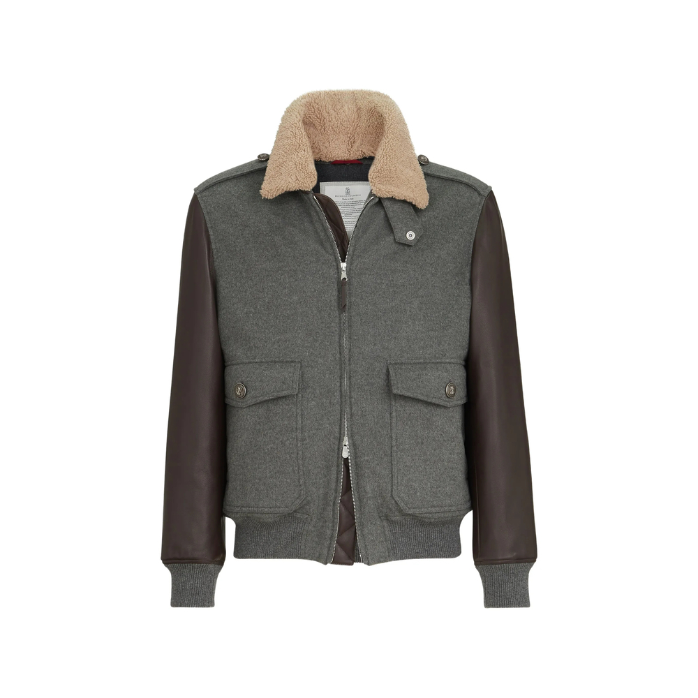 [Brunello Cucinelli] Bomber Jacket FW26 MM4006004  C4601