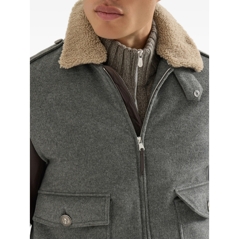 [Brunello Cucinelli] Bomber Jacket FW26 MM4006004  C4601