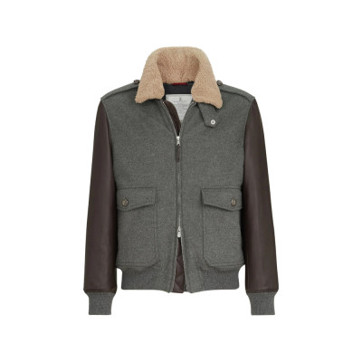 [Brunello Cucinelli] Bomber Jacket FW26 MM4006004  C4601
