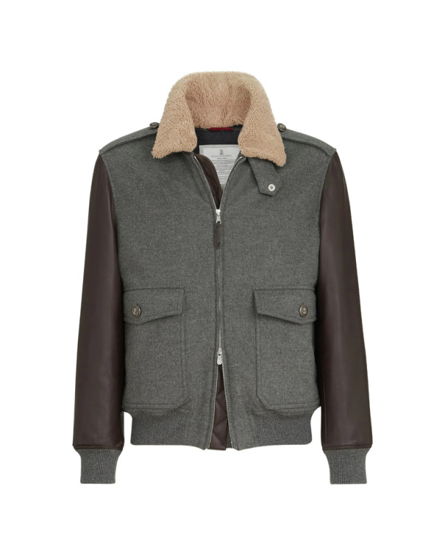 [Brunello Cucinelli] Bomber Jacket FW26 MM4006004  C4601