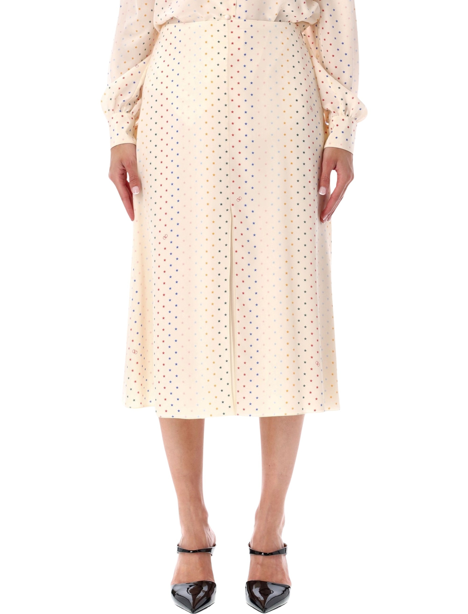 [Valentino Garavani] Long skirt FW26 9B3RAF67ABTCVT