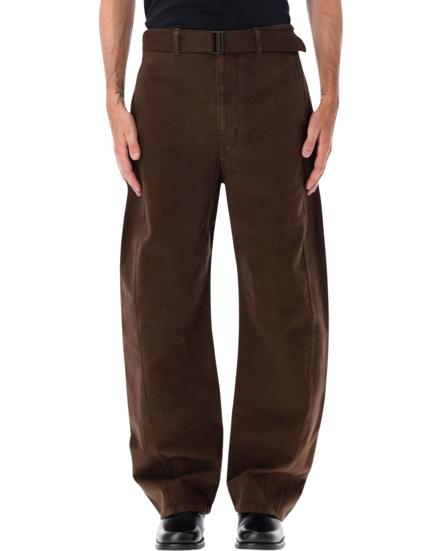[LEMAIRE] Trousers FW26 PA326LD1077BR512