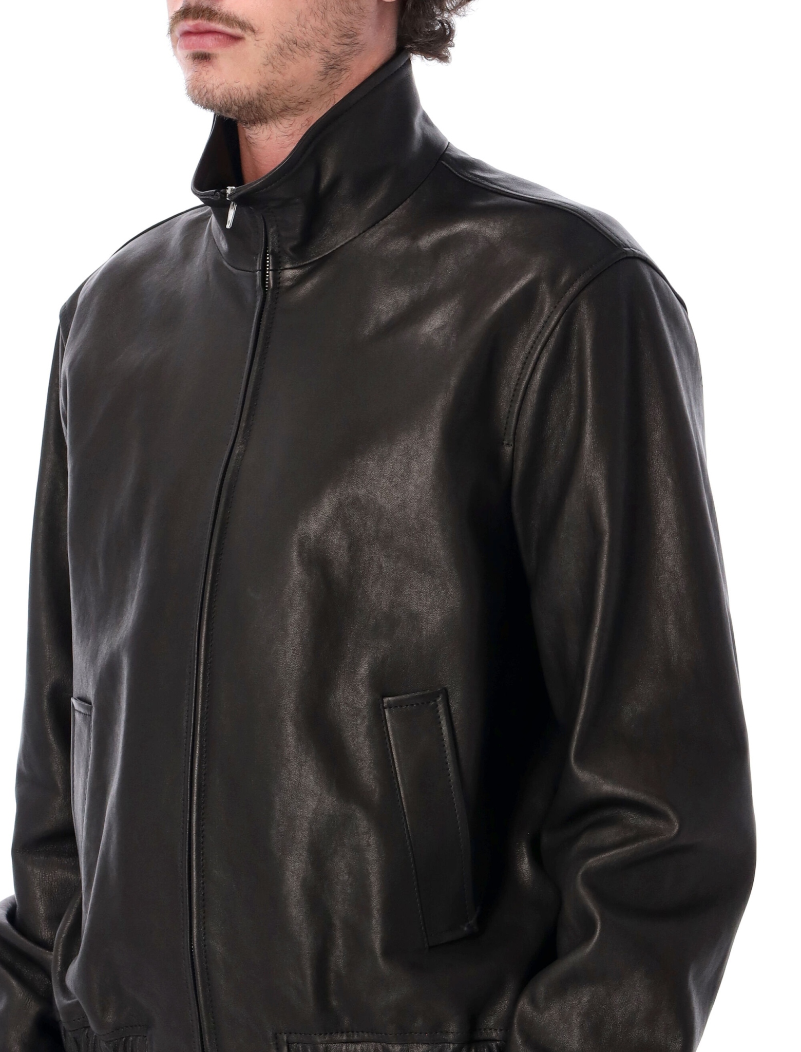 [Valentino Garavani] Leather Jacket FW26 9V3NA03GBL00NO