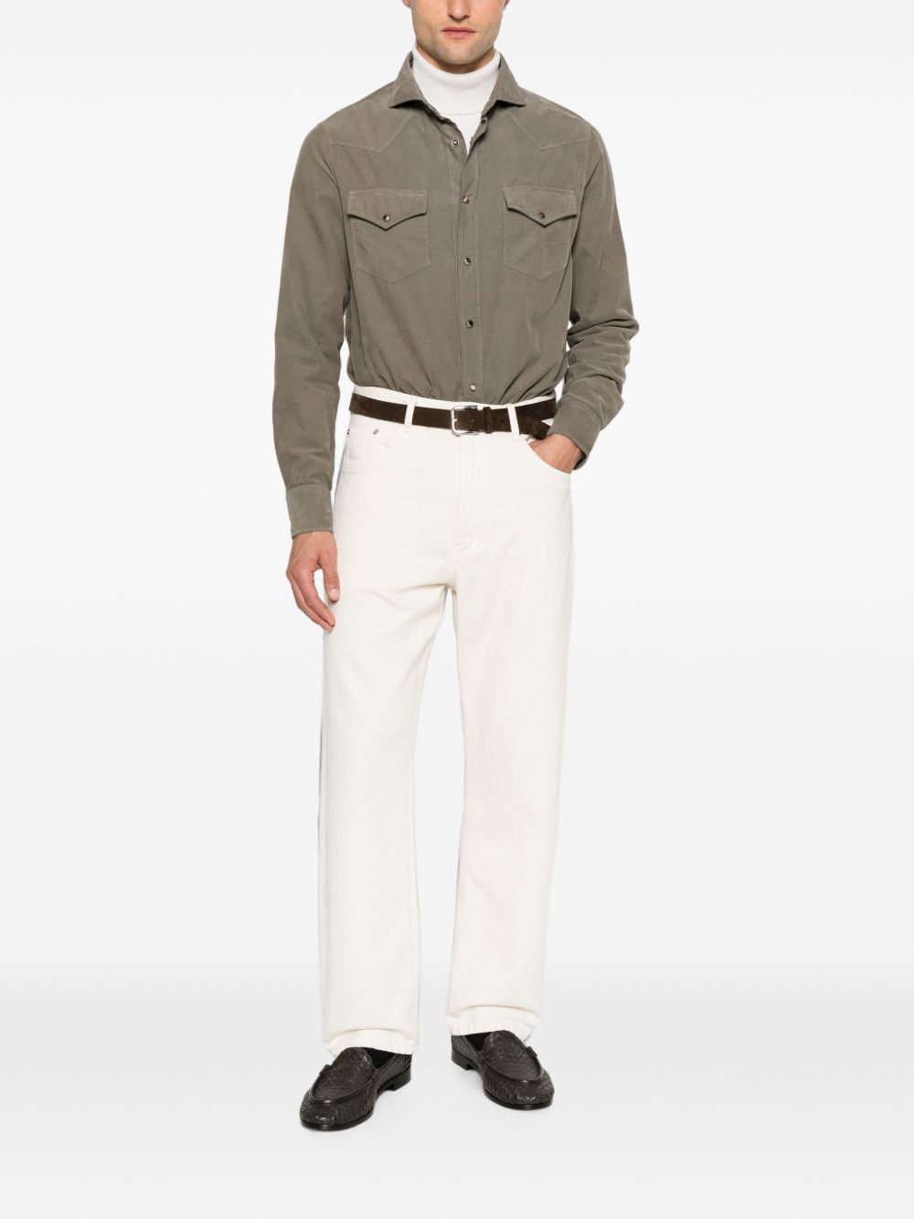 [Brunello Cucinelli] Shirts Long Sleeve FW26 ML6884008C6070