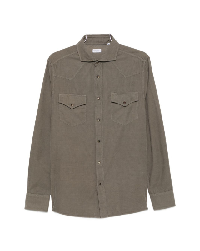 [Brunello Cucinelli] Shirts Long Sleeve FW26 ML6884008C6070