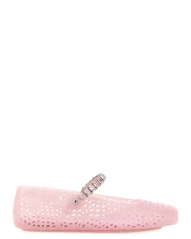 [Jimmy Choo] Flat shoes FW26 THEJELLYNTXCOTTONCANDYSILVERMIX