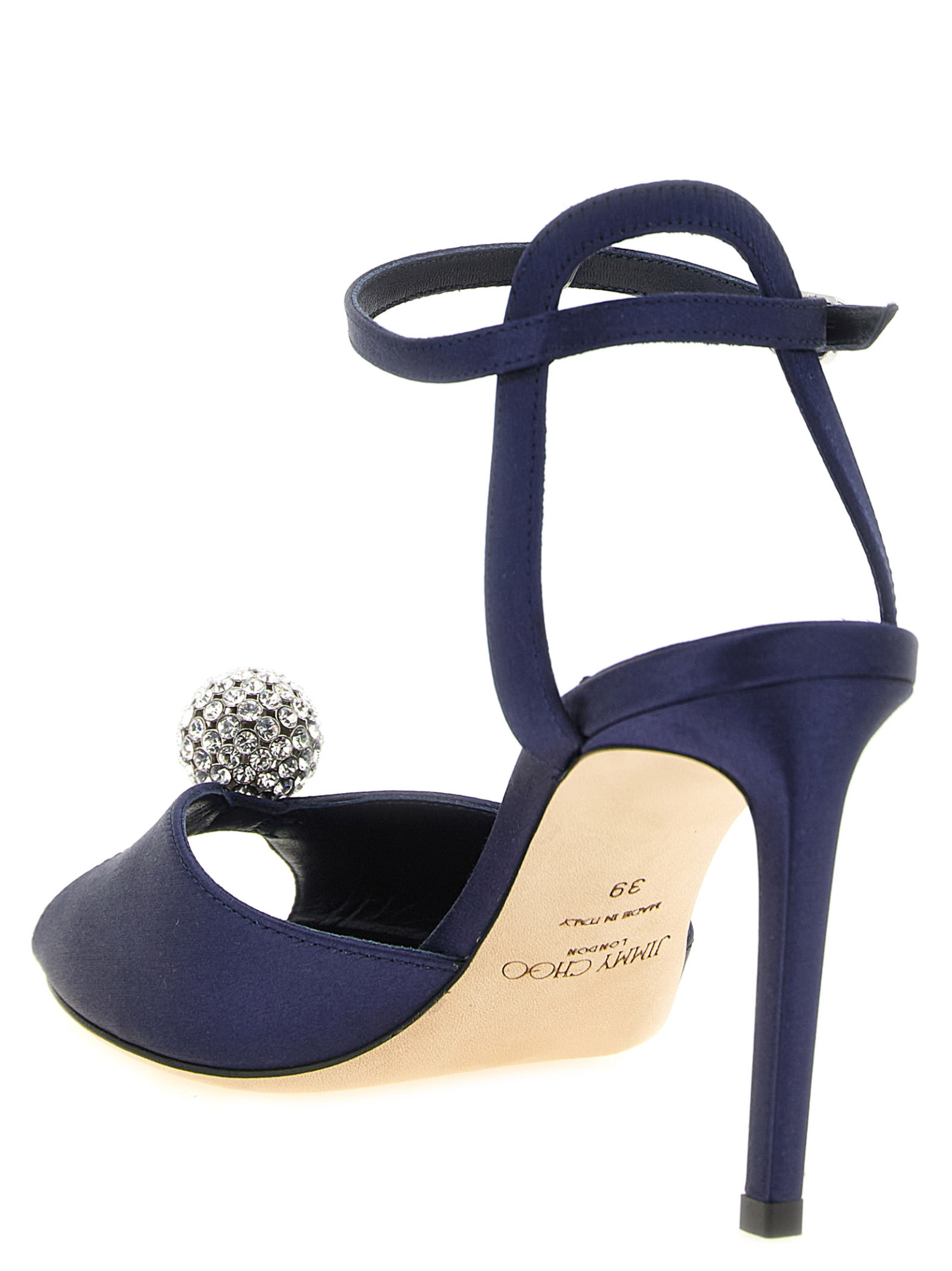 [Jimmy Choo] Sandals FW26 SACORA85WCZMARINECRYSTAL