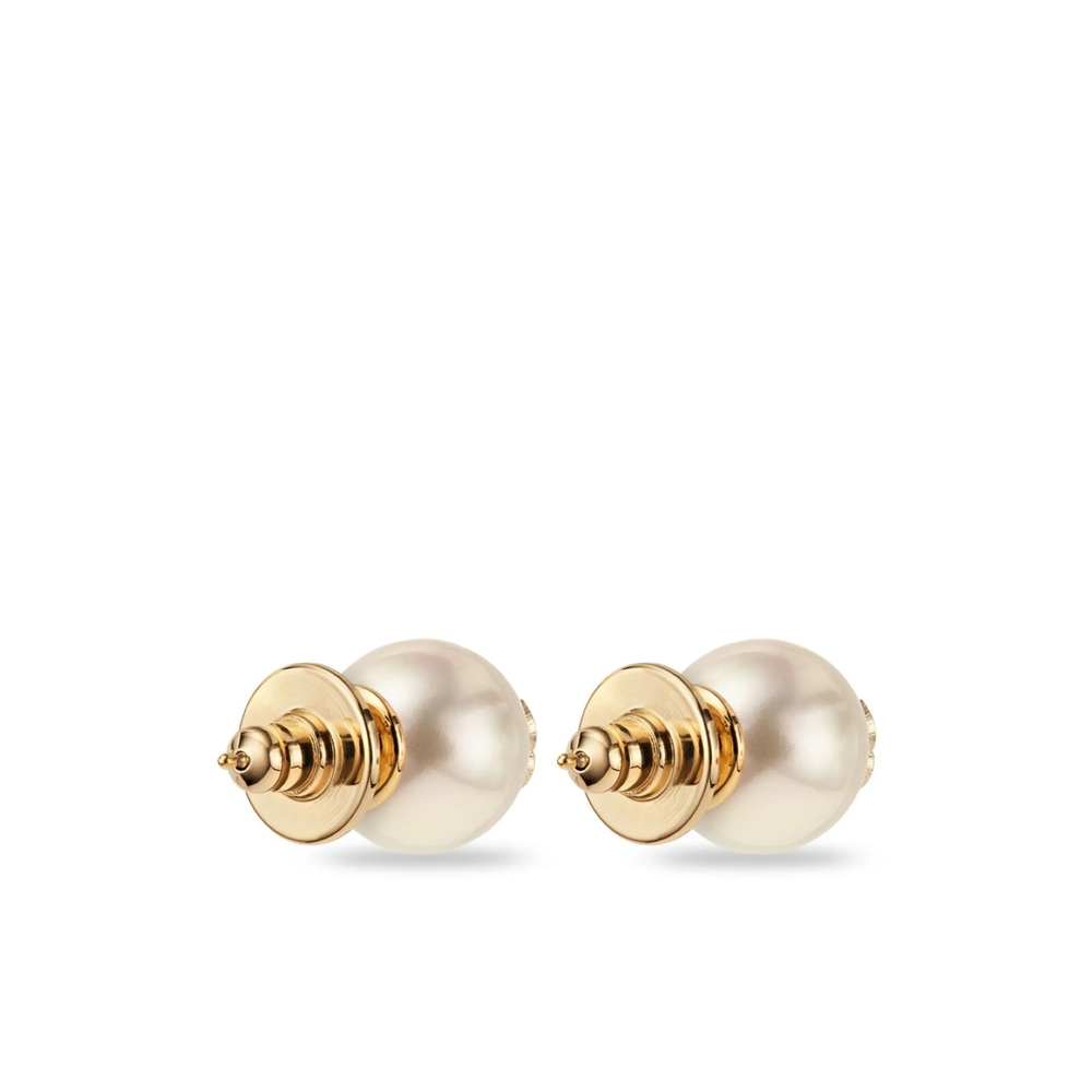 [Jimmy Choo] Earring FW26 JC PEARL STUDS DXQ GOLWH