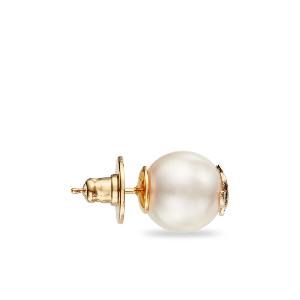 [Jimmy Choo] Earring FW26 JC PEARL STUDS DXQ GOLWH