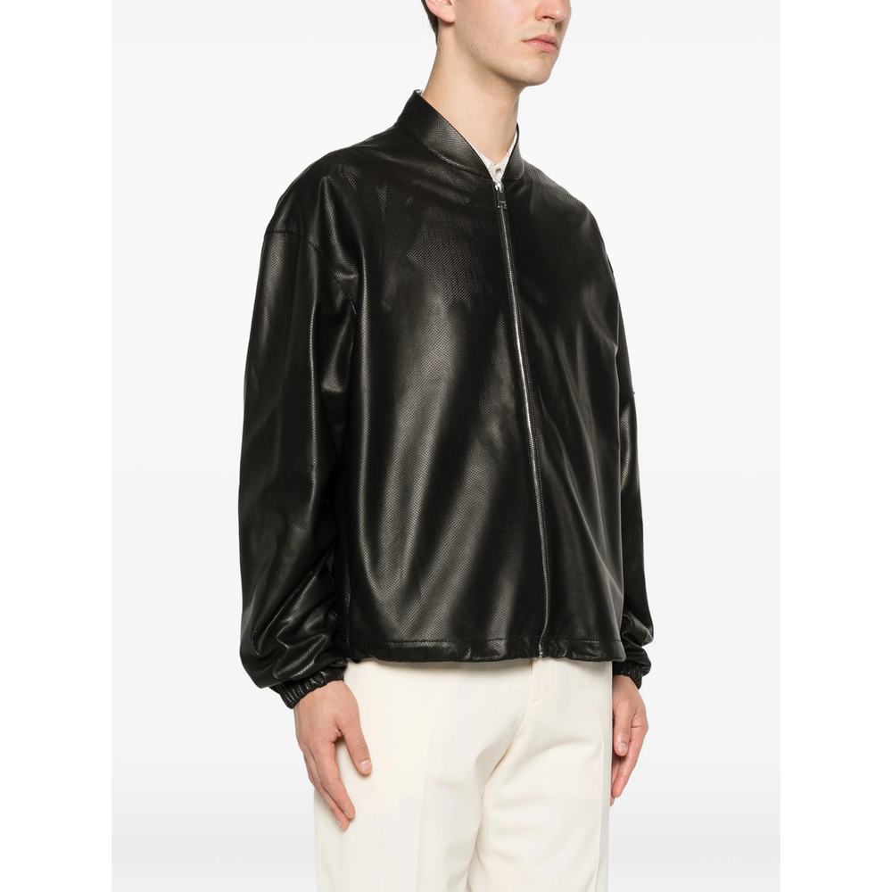 [Fendi] Leather Jacket SS26 AVZZ FPJ156 F0GME