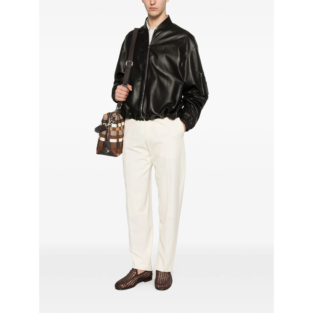 [Fendi] Leather Jacket SS26 AVZZ FPJ156 F0GME