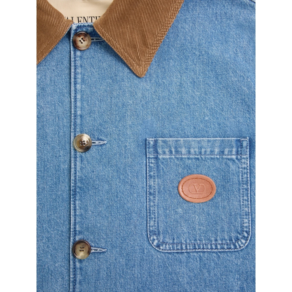 [Valentino] Denim jacket FW26 9V3DC04YBKQ  568