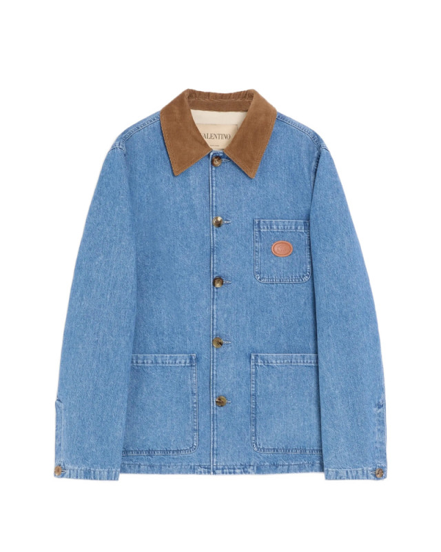 [Valentino] Denim jacket FW26 9V3DC04YBKQ  568