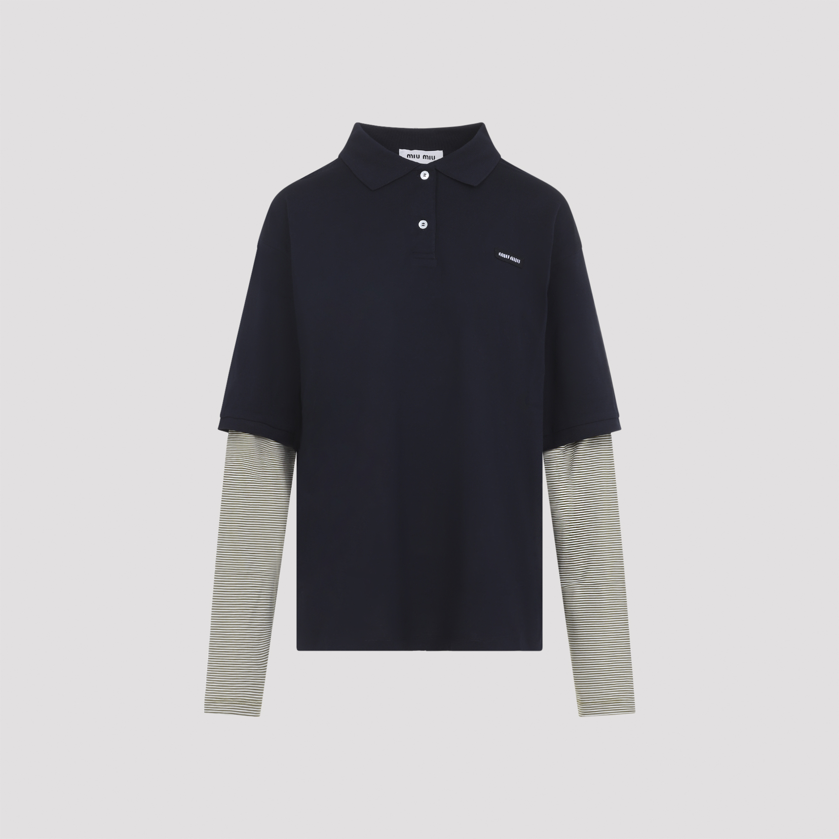 [Miu Miu] T-shirts Long Sleeve FW26 MJL076SOOO.17OR