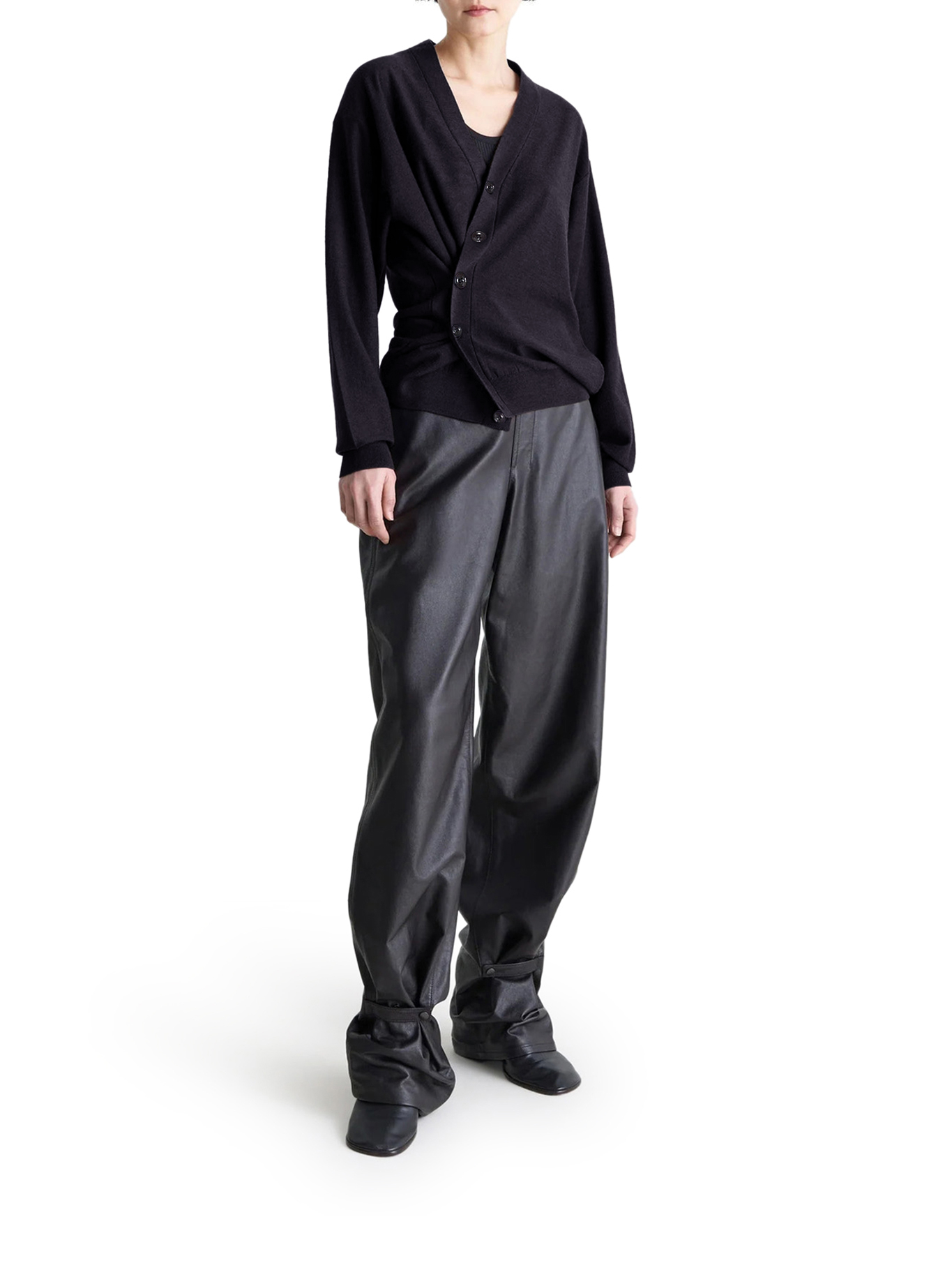 [LEMAIRE] Cardigan FW26 PO0052LK1063BK999 BLACK