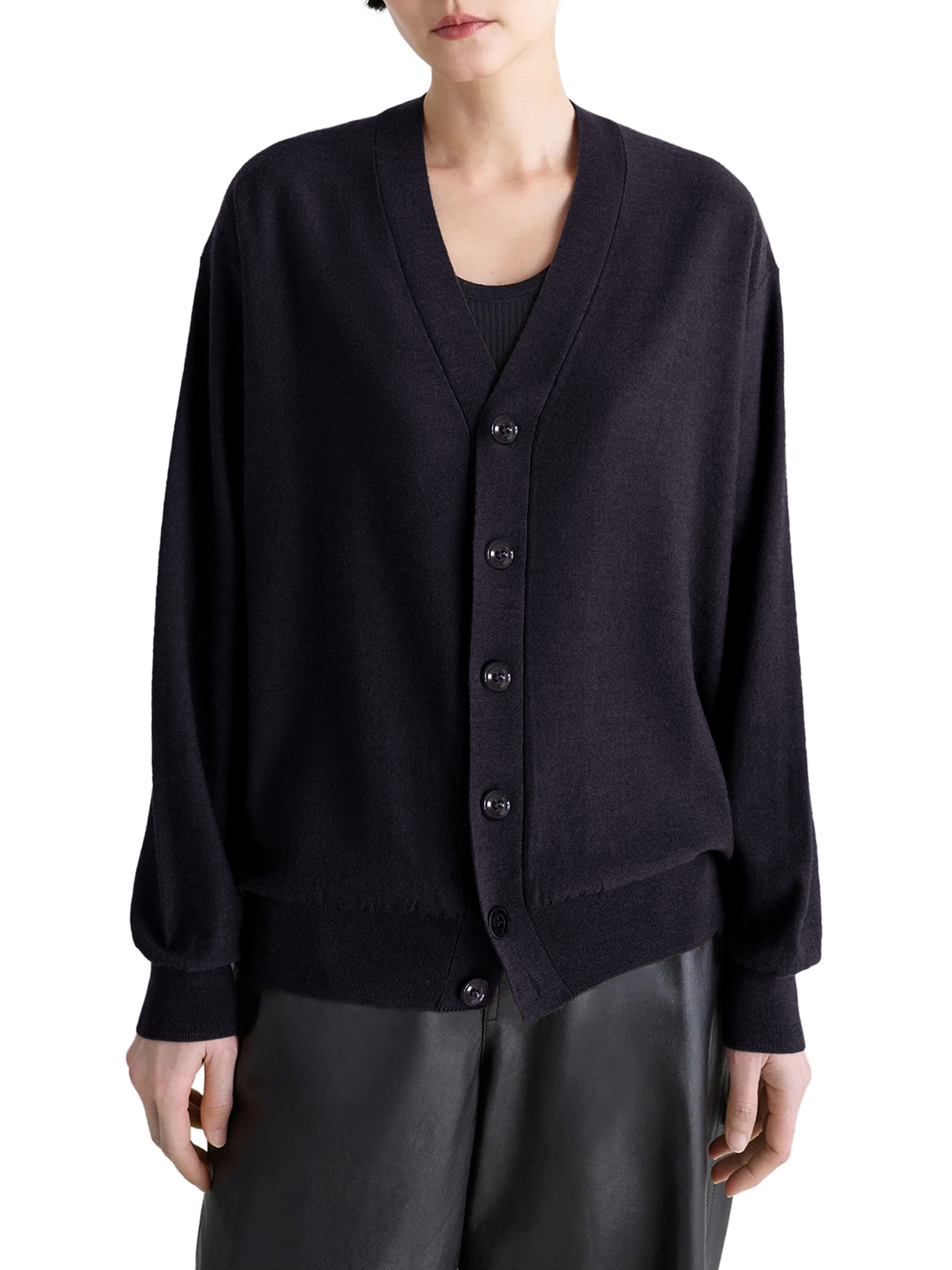 [LEMAIRE] Cardigan FW26 PO0052LK1063BK999 BLACK