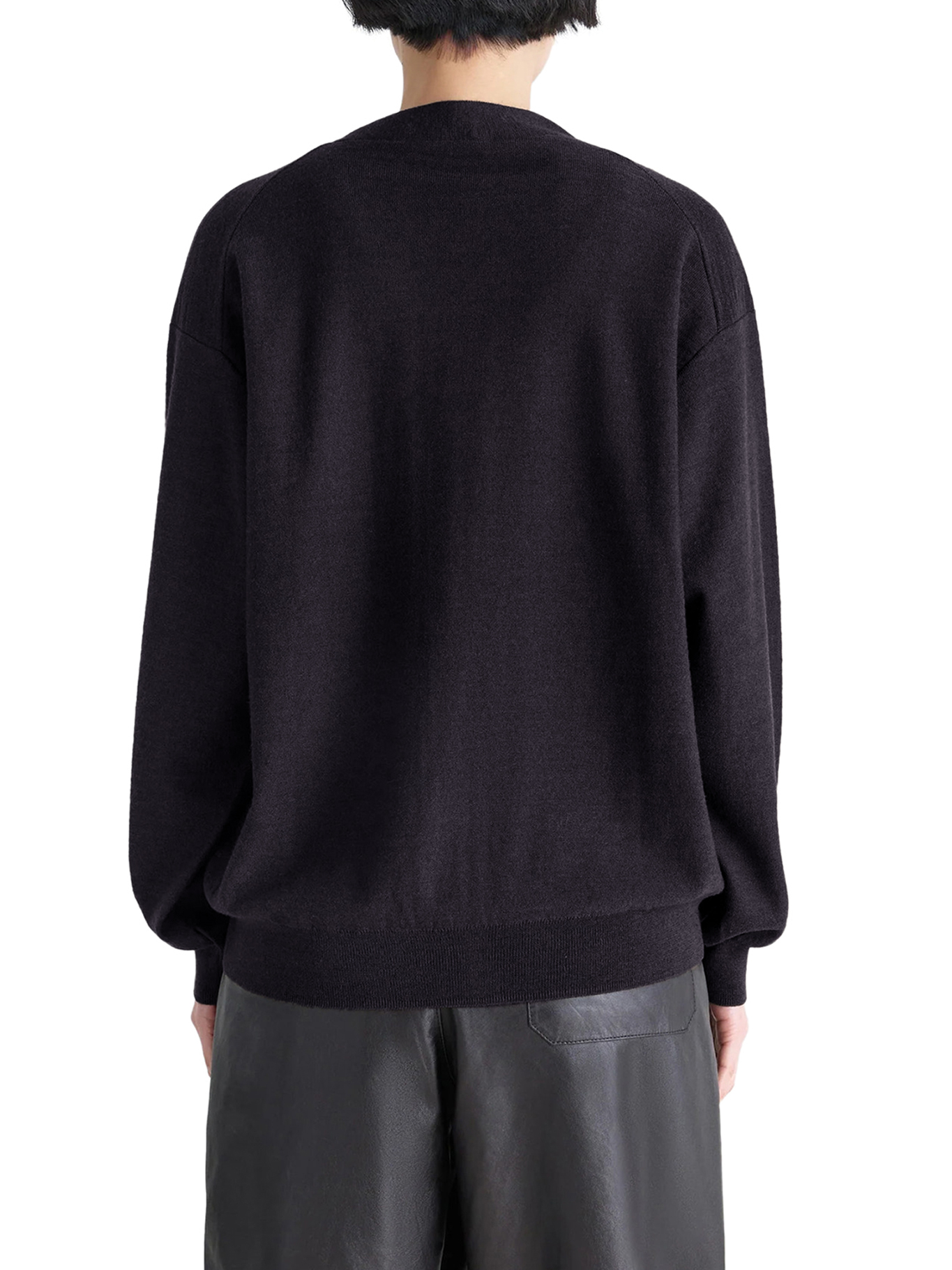 [LEMAIRE] Cardigan FW26 PO0052LK1063BK999 BLACK