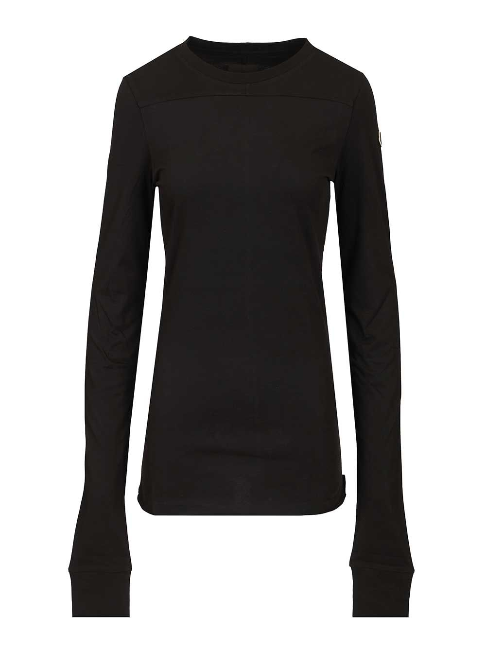 [Moncler X Rick Owens] T-shirts Long Sleeve SS26 MU01F8D0189AHD999