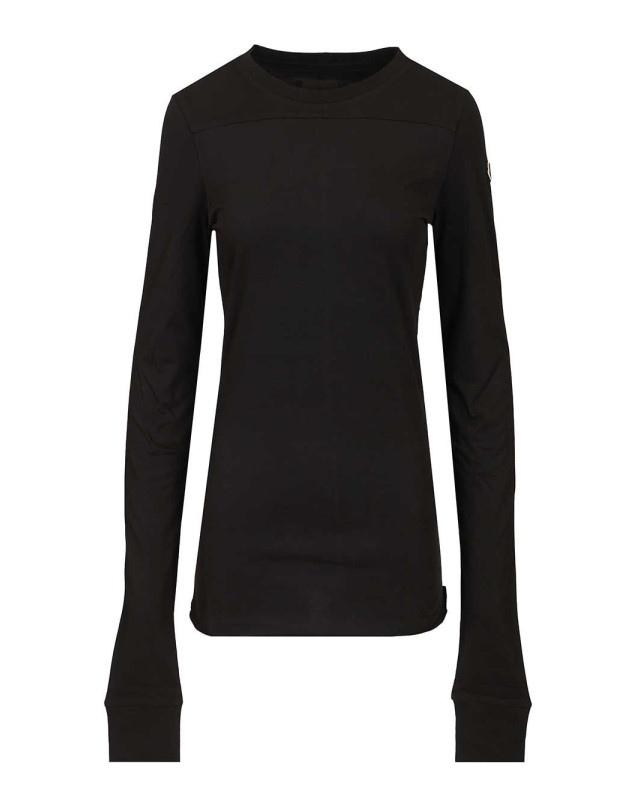 [Moncler X Rick Owens] T-shirts Long Sleeve SS26 MU01F8D0189AHD999