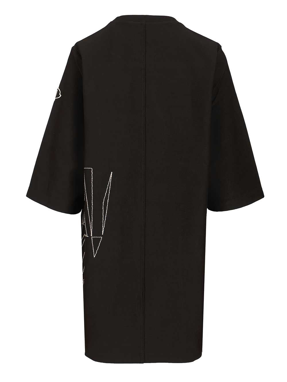 [Moncler X Rick Owens] T-shirts Short Sleeve SS26 MU01F8C0489B7R999