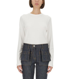 [HELMUT LANG] T-shirts Long Sleeve FW24 O06HW507_100