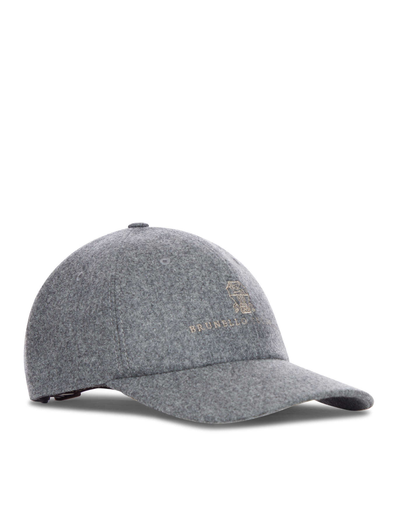 [Brunello Cucinelli] Cap FW26 M038P9850CGQ69 GREY MEDIUM BROWN