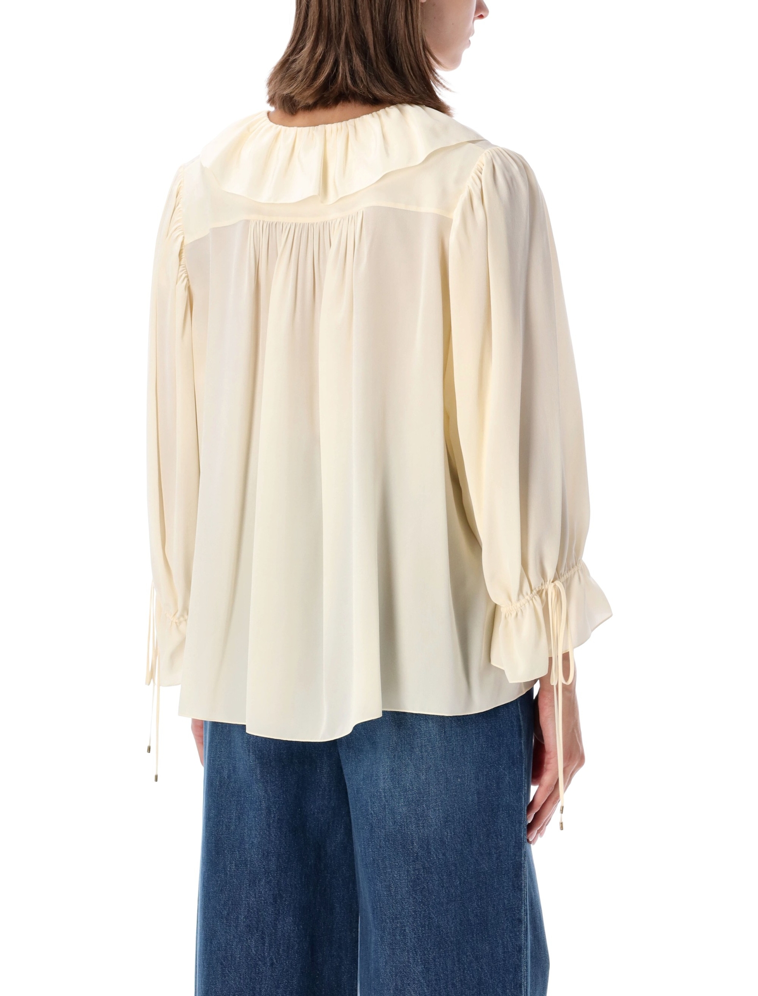 [Chloe] Shirts Long Sleeve FW26 CH26AHT72005114
