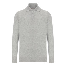 [Brunello Cucinelli] Knitwear FW26 M2200295CY162 LIGHT GREY SABBIA