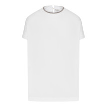 [Brunello Cucinelli] T-shirts Short Sleeve FW26 M0T18BD200C159 WHITE