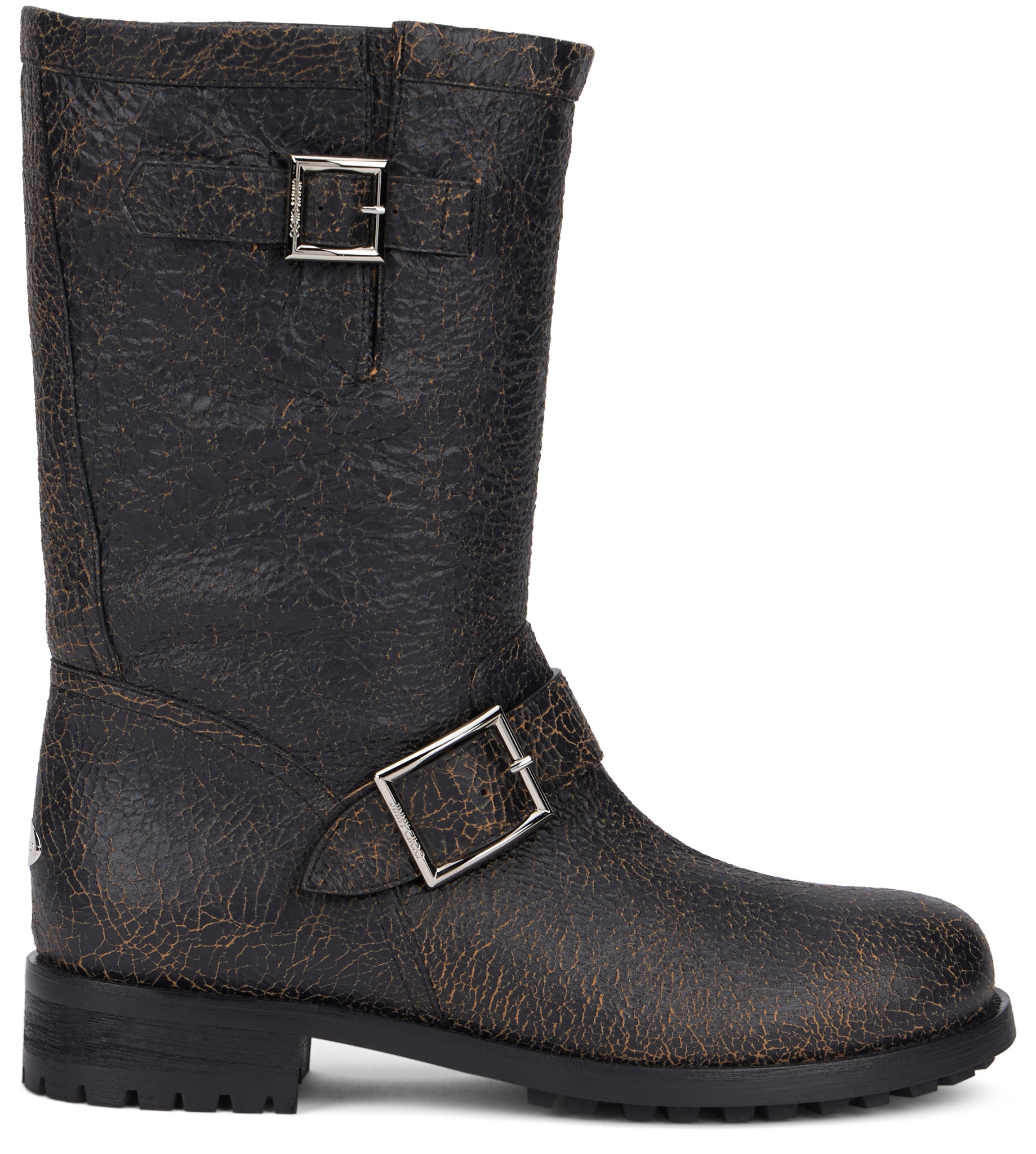 [Jimmy Choo] Ankle Boots FW26 BIKERMIDCTH_BLACKTOFFEE