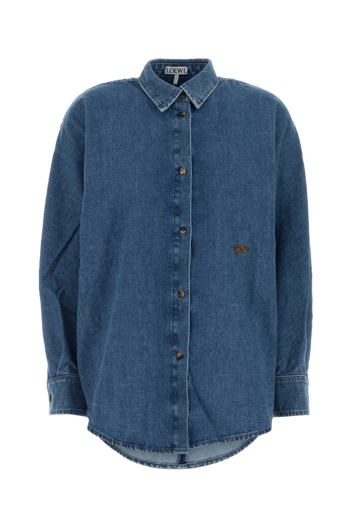 [Loewe] Shirts Long Sleeve FW26 S359Y1DX28 LIGHTBLUE