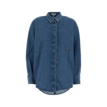[Loewe] Shirts Long Sleeve FW26 S359Y1DX28 LIGHTBLUE