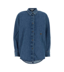 [Loewe] Shirts Long Sleeve FW26 S359Y1DX28 LIGHTBLUE