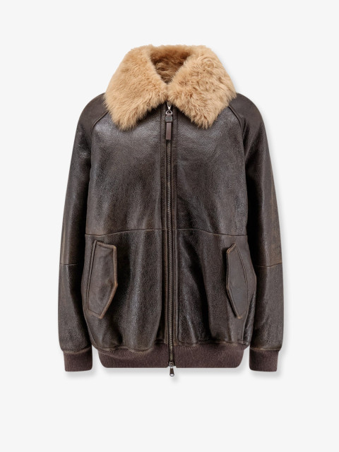 [Brunello Cucinelli] Mouton jacket FW26 MPMMA7564C9998