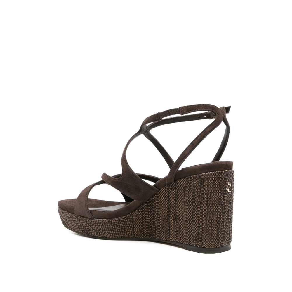 [Jimmy Choo] Wedges FW26 AYLA 85 FHB CHOCO