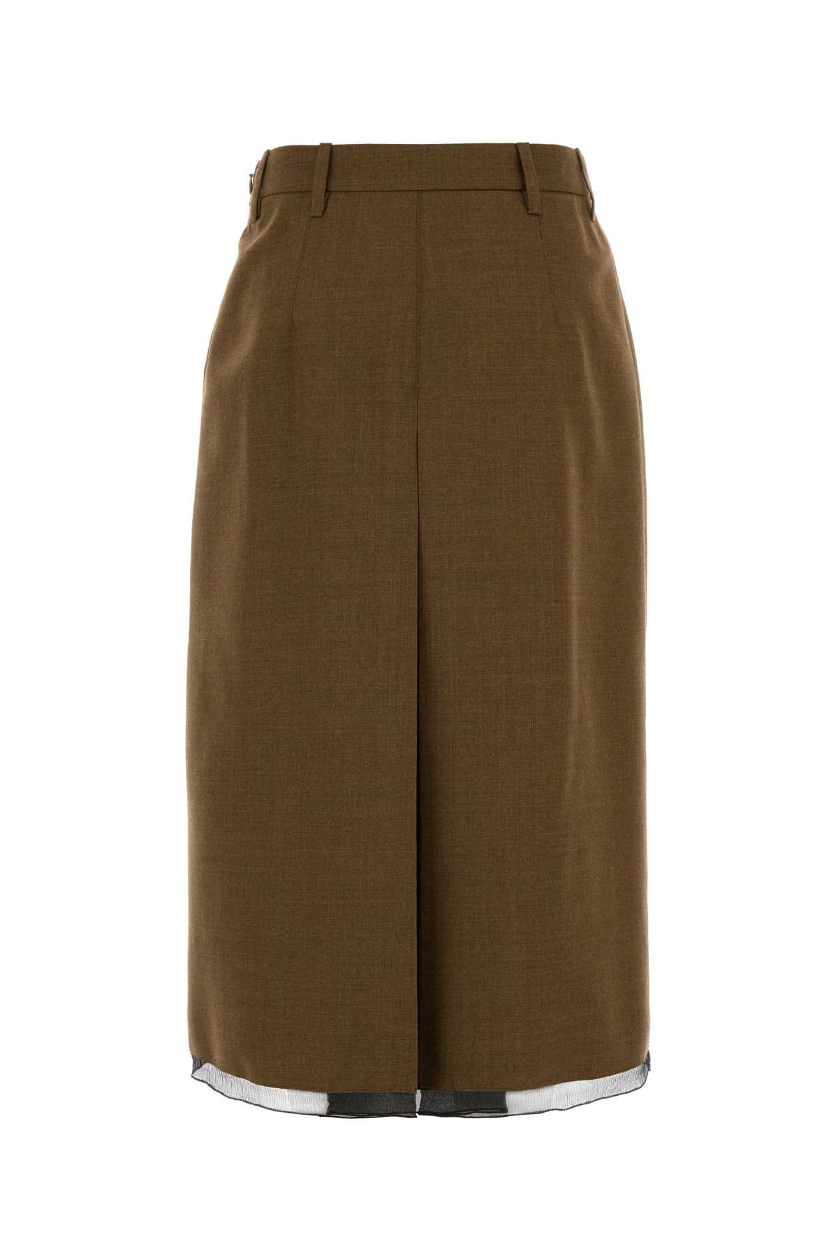 [Prada] Skirt FW26 P10A9SOOO1PSW F0005