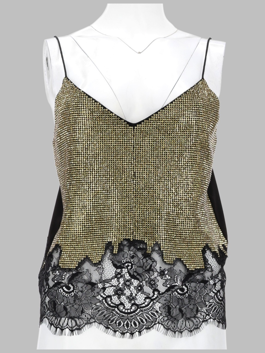 [Self-portrait] Tank top FW25 AW25-050T-CH_CHAMPAGNE