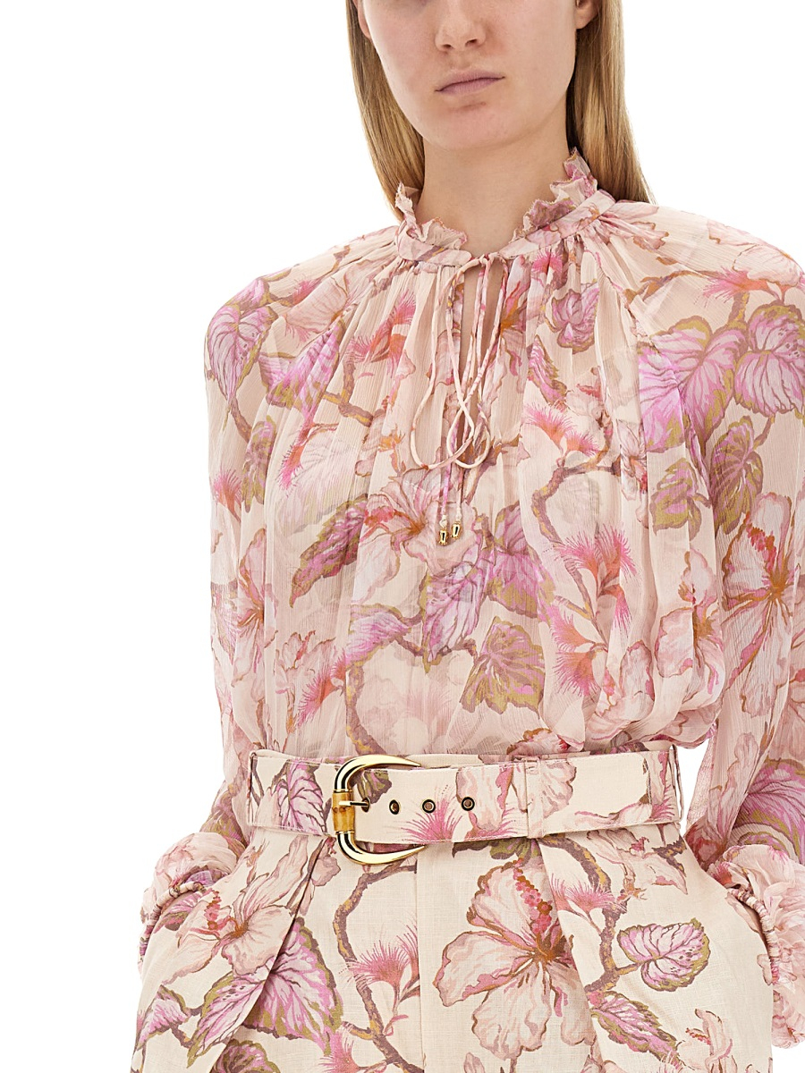 [Zimmermann] Shirts Long Sleeve SS24 3825TMAT_CORHI