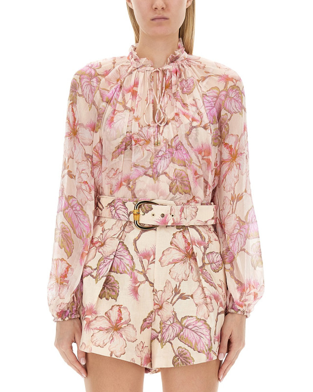 [Zimmermann] Shirts Long Sleeve SS24 3825TMAT_CORHI