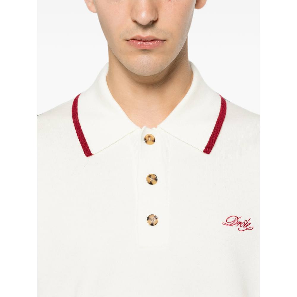 [DROLE DE MONSIEUR] T-shirts Short Sleeve FW26 L-PO194 WO007 OFFWH