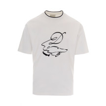 [DROLE DE MONSIEUR] T-shirts Short Sleeve FW26 LTS332CO002OW