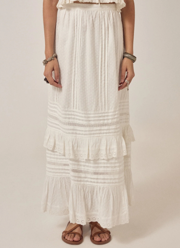 [MAISON HOTEL] Long skirt SS26 ALLEGRAMOONSTONE
