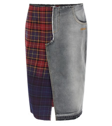 [Off-White] Midi skirt FW25 OWYF02FF25DEN00112601260